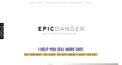 Desktop Screenshot of epicdangerblog.com